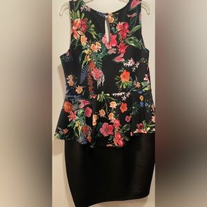 FTF PEPLUM DRESS